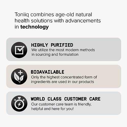 Toniiq 200 Billion CFU Probiotic Supplement 30 Verified Third-Party Tested Strains