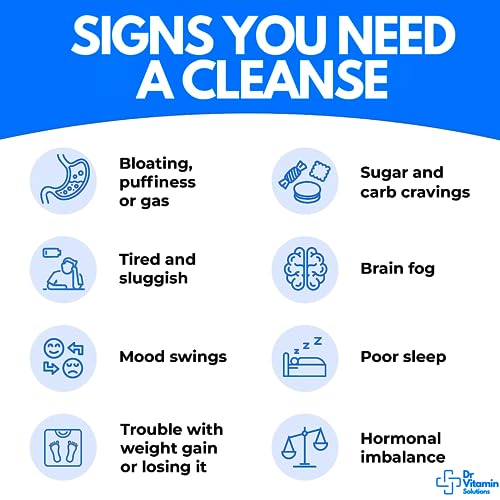 Professional Detox Cleanse for Weight Loss and Belly Fat, 15 Day Colon Cleanse, Body Detox