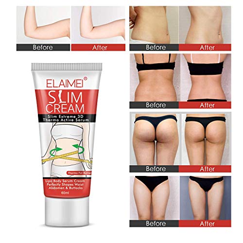 Slim Cream, (2 pack) Slim Extreme Cellulite Slimming & Firming Cream Body Fat Burning