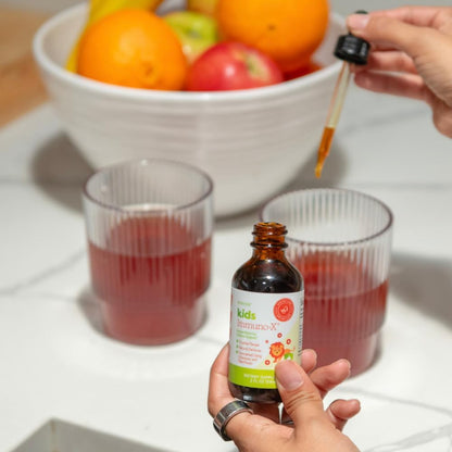 SPRIGS Kids Immuno-X, 2 Fl Oz | Children's Immune Support for Year-Round Health | A Tasty Natural Tincture of Organic Herbs Echinacea & Elder for Respiratory Function & a Healthy Inflammatory Response