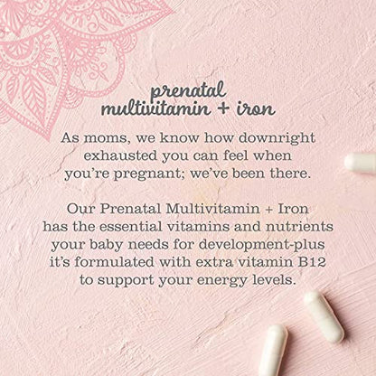 Mommy's Bliss Prenatal Multivitamin with Iron and Folic Acid, Supports Baby Development