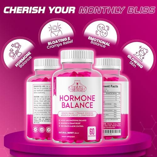 Hormone Balance for Women - PMS Relief Gummies and Bloating Relief for Women