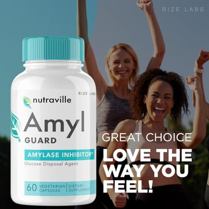 rize labs Nutraville Amyl Guard Dietary Supplement, Nutraville Amyl Guard Weight Loss Pills