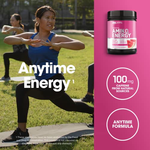 Optimum Nutrition Amino Energy - Pre Workout with Green Tea, BCAA, Amino Acids