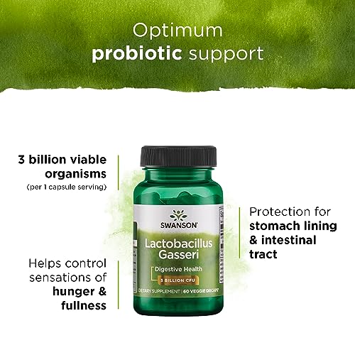 Swanson Lactobacillus Gasseri - Probiotic Supplement Supporting Digestive Health