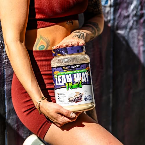 Musclesport Lean Way Plant Protein - Pea Protein and Brown Rice Protein Blend, with Added