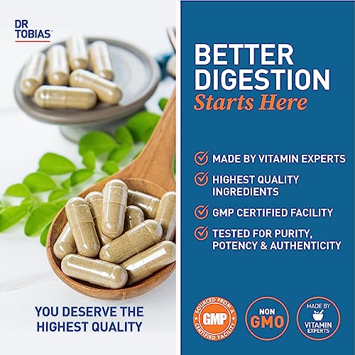 Dr. Tobias Digestive Enzymes with Amylase, Bromelain, Lipase, Lactase