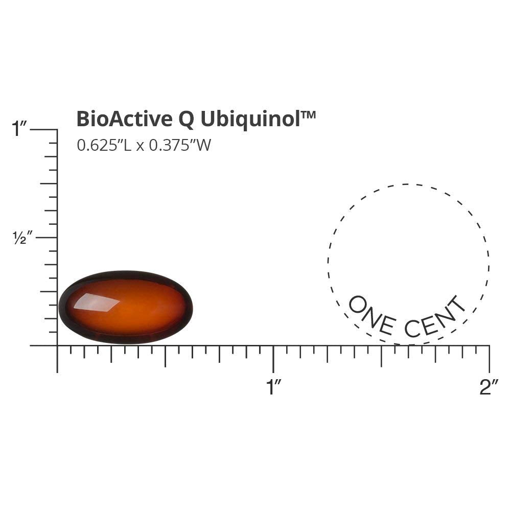 Dr. Whitaker's Bioactive Q Ubiquinol 100 mg Delivers Clinically Validated, Highly Bioavailable CoQ10 (60 Day Supply)