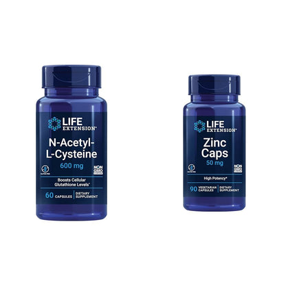 Life Extension N-Acetyl-L-Cysteine (NAC) & Zinc Caps