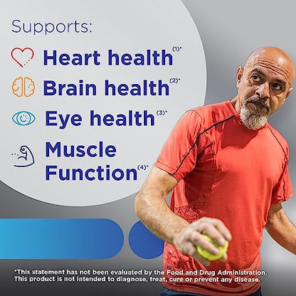 Centrum Silver Men's 50+ Multivitamin with Vitamin D3, B-Vitamins, Zinc for Memory