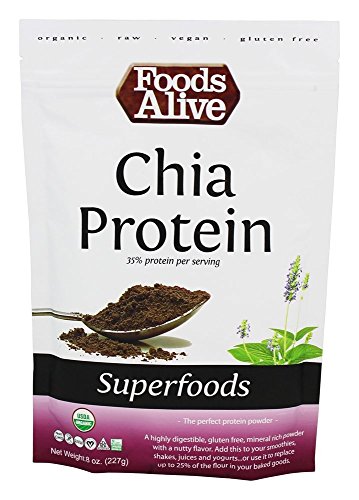 Foods Alive | Organic Chia Protein Powder | 8 oz