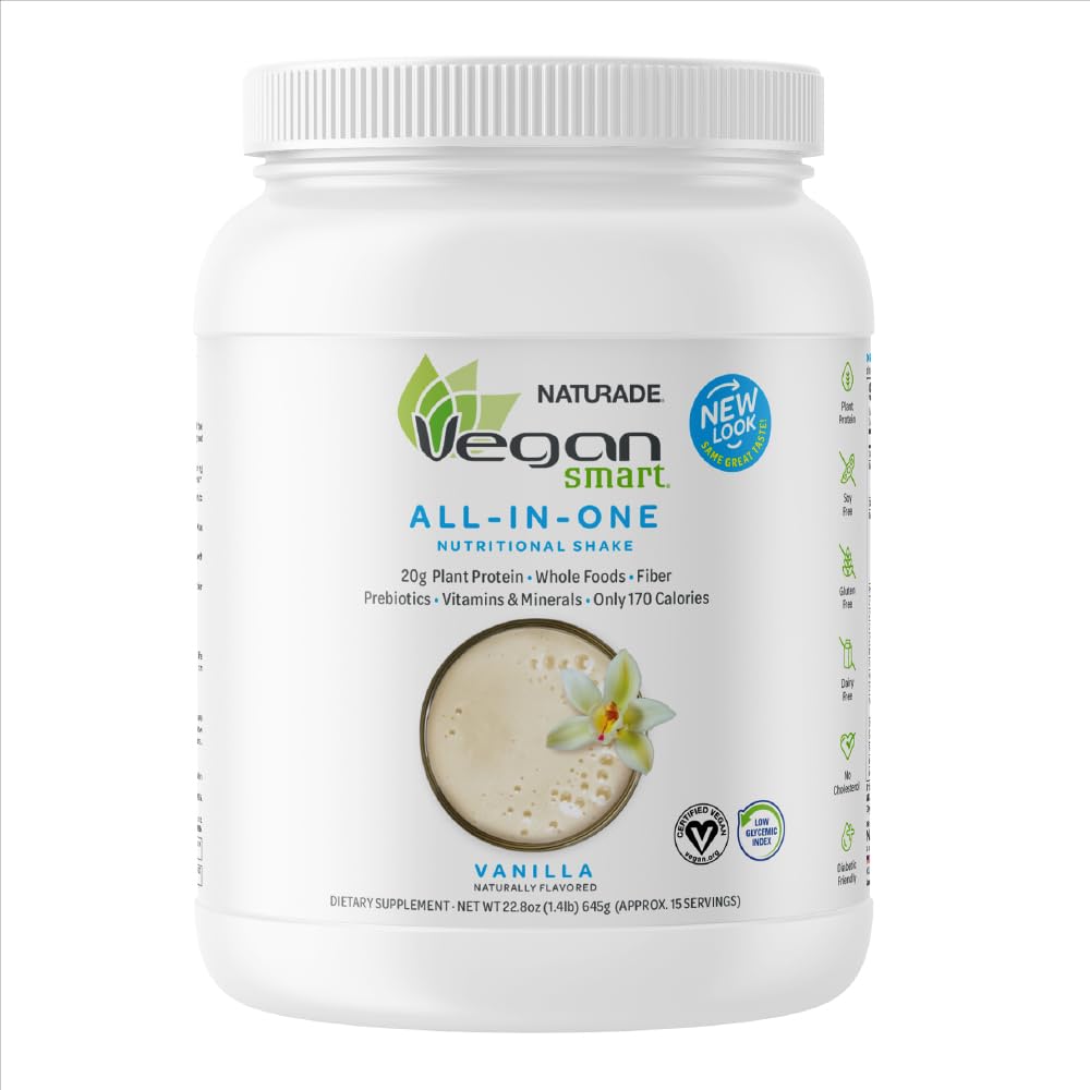 Vegansmart Naturade Plant Based Vegan Protein Powder - All-in-One Nutritional Shake