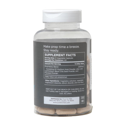 Pure for Men Original Vegan Cleanliness Stay Ready Fiber Supplement