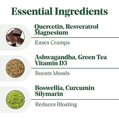 PMS & Period Relief - Menstrual Cramp Relief: No More Period Cramps, Mood Swings, or Bloating