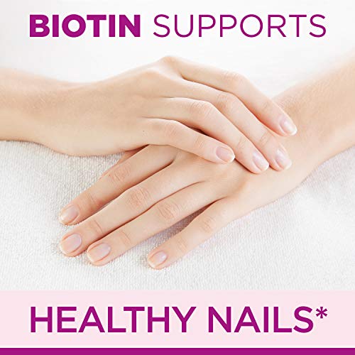 Nature's Bounty Hair Skin and Nails Vitamins with Biotin & Vitamin C Optimal Solutions
