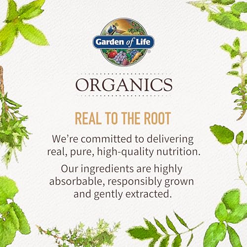 Garden of Life Organics Whole Food Multivitamin for Men, 60 Tablets, Vegan Mens Vitamins