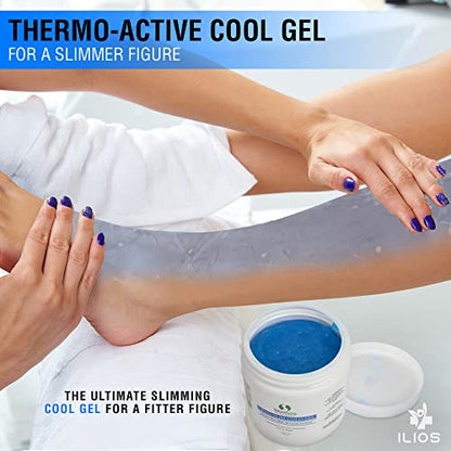 SlimSpa Cyro-Slim Cold Gel With Ilios Wrap - Skin Firming & Tightening Cryo Gel Solution