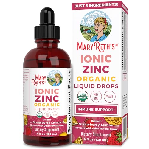 Mary Ruth's, Ionic Zinc Strawberry Lemon Organic, 4 Fl Oz