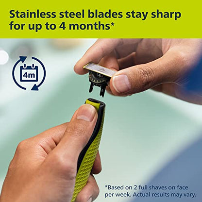 Philips Norelco Genuine OneBlade 360 Blade Replacement Blades New Version, 3 Count