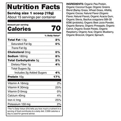 Amazing Grass Kidz Superfood: Vegan Protein & Probiotics for Kids with Beet Root Powder