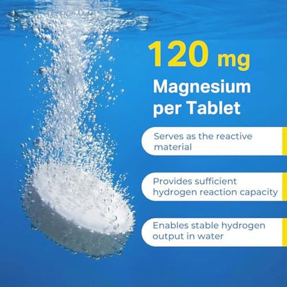 Lemon Flavor + Unflavored | 120 mg Magnesium-Based Reaction System | 120 Tablets Total