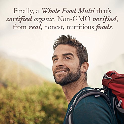 Garden of Life Organics Whole Food Multivitamin for Men, 60 Tablets, Vegan Mens Vitamins