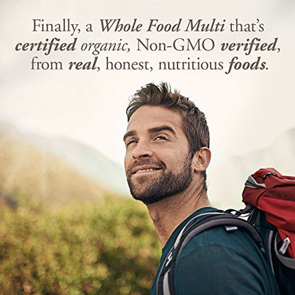 Garden of Life Organics Whole Food Multivitamin for Men, 120 Tablets, Vegan Mens Vitamin