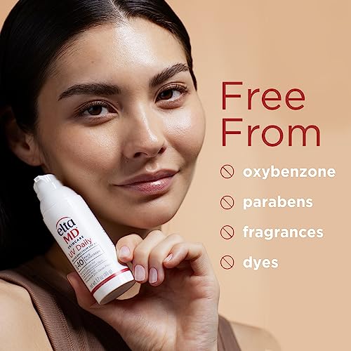 EltaMD UV Daily Face Sunscreen with Zinc Oxide, SPF 40 Facial Sunscreen, Helps Hydrate