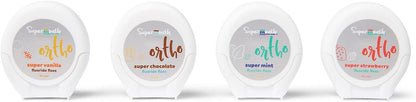 SuperMouth Ortho Floss Threader for Braces, Bridges & Implants, Vanilla