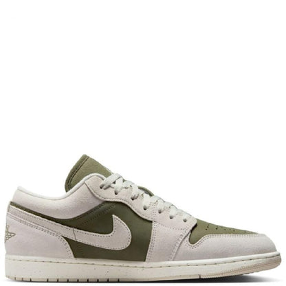 Air Jordan 1 Low SE Men's Shoes (Medium Olive/Sail/Light Orewood Brown) Size 9