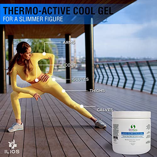 SlimSpa Cyro-Slim Cold Gel With Ilios Wrap - Skin Firming & Tightening Cryo Gel Solution