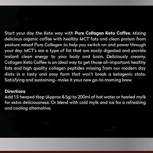 Planet Paleo Pure Collagen Keto Coffee with MCT Powder