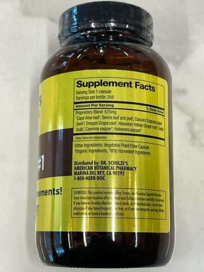 Dr. Schulze's Intestinal Formula #1 | All Natural Bowel Cleanse | Promotes Regular