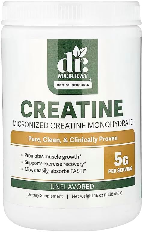 Dr. Murray's Creatine, Unflavored, 1 LB (450 g)