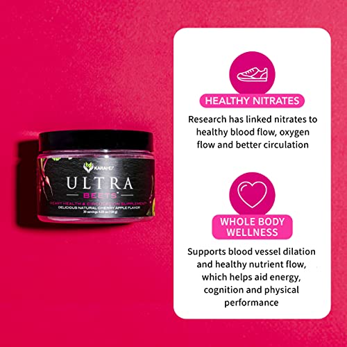 KaraMD UltraBeets - Beetroot Superfood Powder - Heart Health, Circulation & Energy