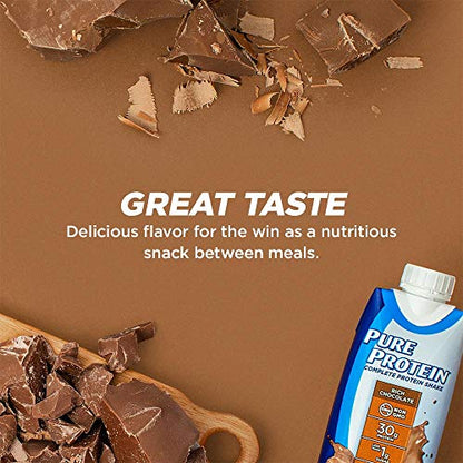 Pure Protein Chocolate Protein Shake | 30g Complete Protein | Ready to Drink and Keto