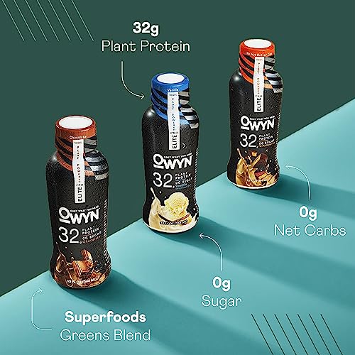 Pro Elite Vegan Plant-Based High Protein Keto Shake, No Nut Butter Cup, Zero Sugar