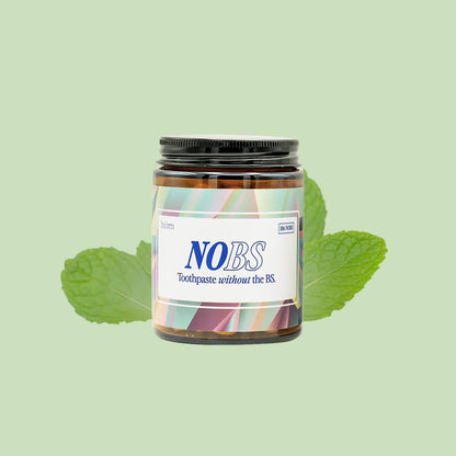 NOBS Toothpaste Tablets - Nano Hydroxyapatite, Flouride & Plastic Free, Eco & Travel