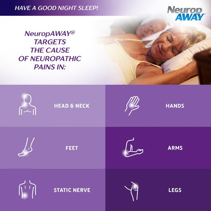 NeuropAWAY Nerve Support PM | 90 Capsules