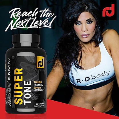 R+D Body Super Tone - Extreme CLA Supplement for Muscle Preservation, Enhanced Body
