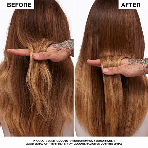 IGK GOOD BEHAVIOR Spirulina Protein Smoothing Spray Travel | Keratin Like Treatment