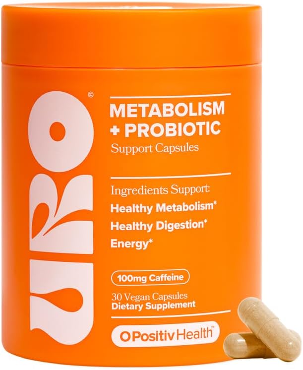 URO Metabolism + Probiotic for Energy & Gut with Chromium – 30-Day Supply