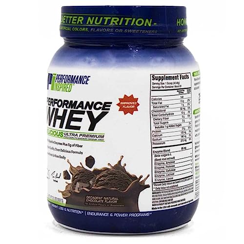 Performance Inspired Nutrition WHEY Protein Powder - All Natural - 25G - Contains