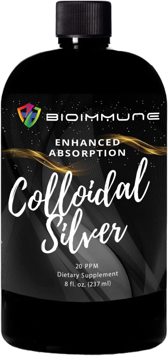 BIOIMMUNE Colloidal Silver Hydrosol Immune Support. Highest Bio-Availability. Clean, Pure & Safe – 99.999% Pure Silver. 3rd Party Verified, Made in USA. Will Remove Unwanted Tiny Visitors
