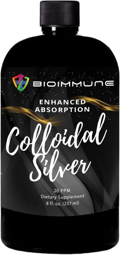 BIOIMMUNE Colloidal Silver Hydrosol Immune Support. Highest Bio-Availability. Clean, Pure & Safe – 99.999% Pure Silver. 3rd Party Verified, Made in USA. Will Remove Unwanted Tiny Visitors