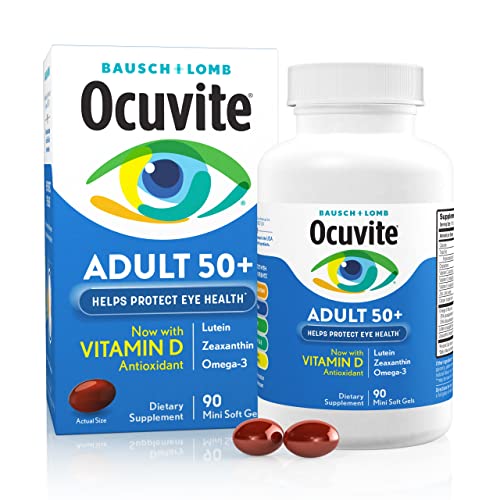 Ocuvite Eye Vitamin & Mineral Supplement, Contains Zinc, Vitamins C, E