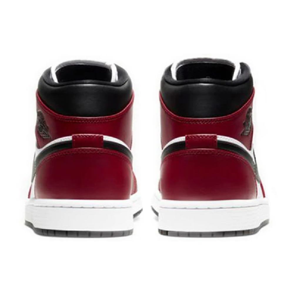 Nike Mens Air Jordan 1 Mid "Chicago Black Toe" Basketball Sneakers (11.5)