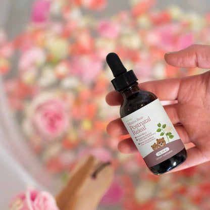 SPRIGS Postnatal Releaf, 2 Oz | After-Birth Contractions Support Tincture | Herbal Drops with Red Raspberry Leaf, Black Haw Bark, Blue Cohosh & Motherwort Herb | Natural Postpartum Recovery Products